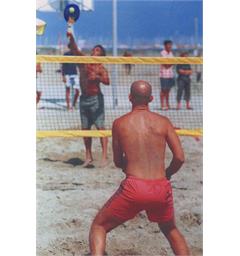 Beach tennis trening nett